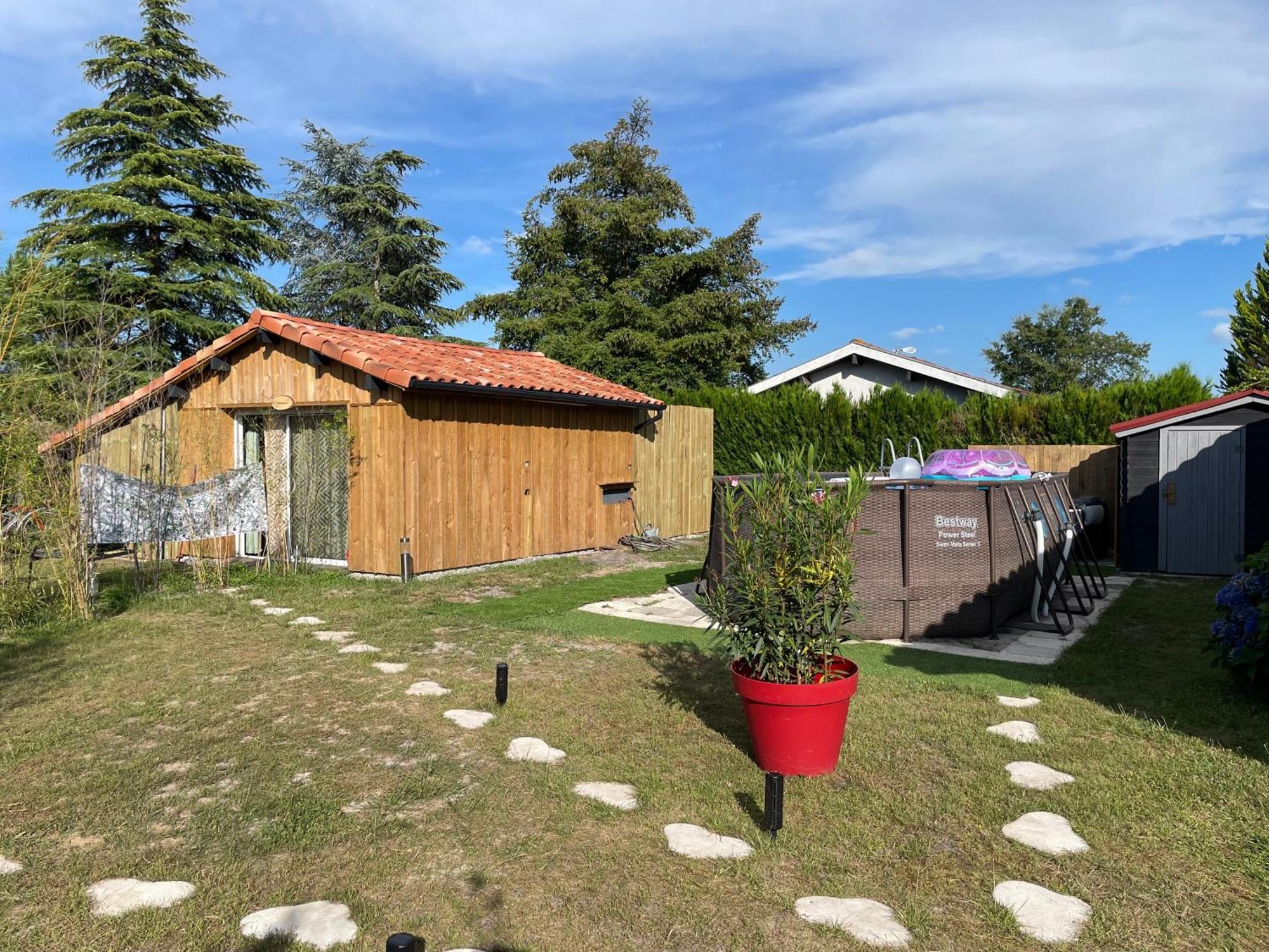 Hotel « Aux Bonheurs Landais » Linxe Zewnętrze zdjęcie